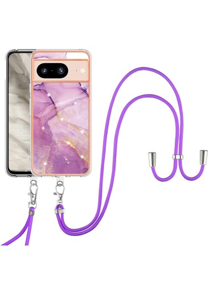 Google Piksel 8 Anti-Scratch Yumuşak Tampon Crossbody Kordon Askısı Için Kılıf (Yurt Dışından)
