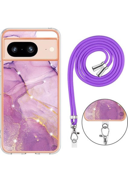 Google Piksel 8 Anti-Scratch Yumuşak Tampon Crossbody Kordon Askısı Için Kılıf (Yurt Dışından)