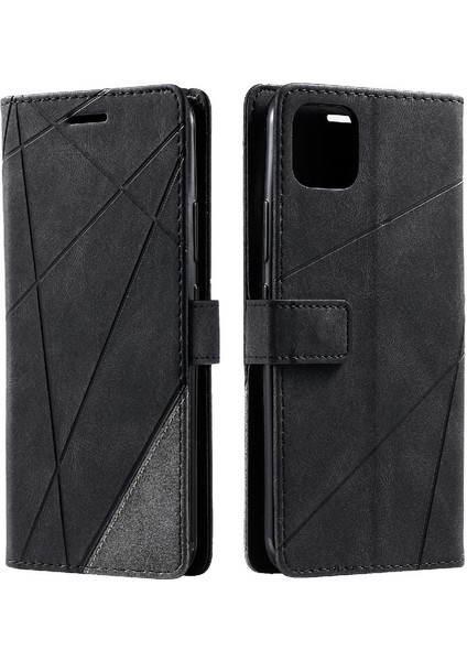 Realme C11 Kart Tutucu Için Kickstand Manyetik Cüzdan Flip Folio Pu (Yurt Dışından) indirimleri