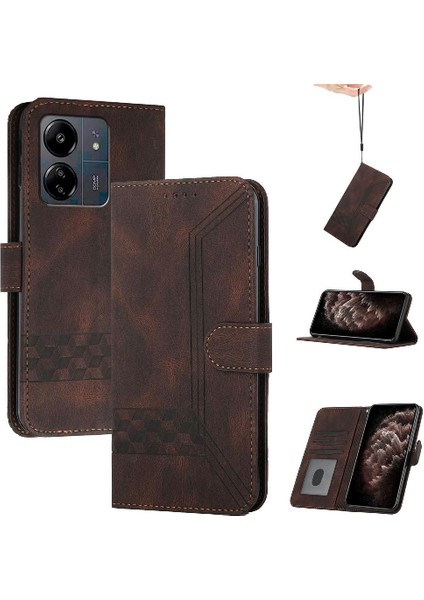 Kullanışlı Stand Özelliği ile Xiaomi Redmi Redmi Kılıf Pu Deri ile Uyumlu (Yurt Dışından)