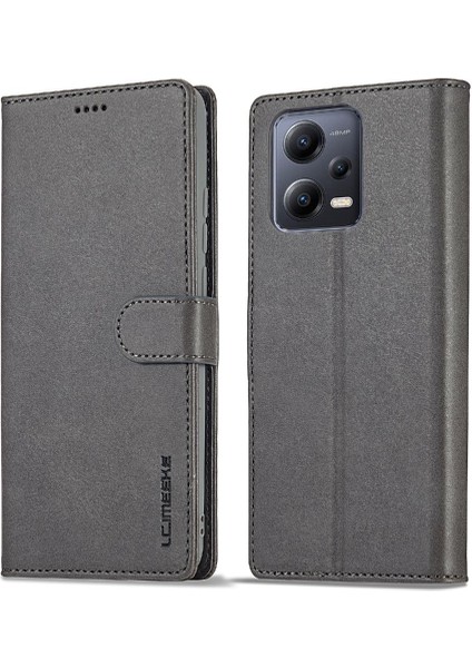 Xiaomi Redmi Not 12 Pro Artı Buzağı Doku Yatay Flip Case (Yurt Dışından)