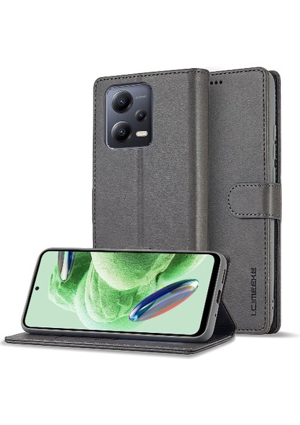 Xiaomi Redmi Not 12 Pro Artı Buzağı Doku Yatay Flip Case (Yurt Dışından)
