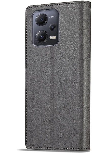 Xiaomi Redmi Not 12 Pro Artı Buzağı Doku Yatay Flip Case (Yurt Dışından)