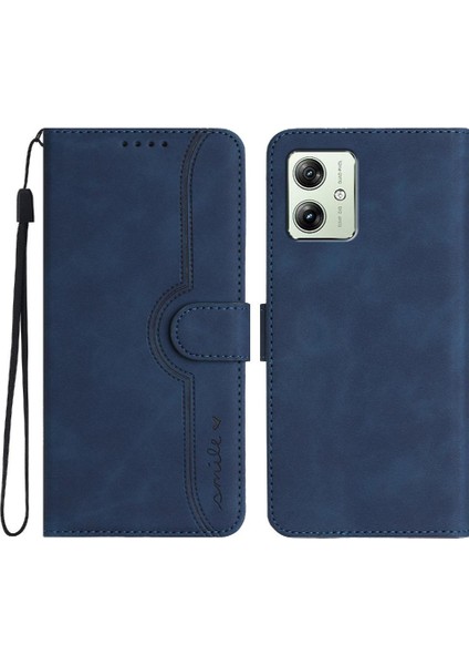 Motorola Moto G54 5g Kılıf Dahili Mıknatıs Kapak Cüzdan Pu ile Uyumlu (Yurt Dışından)
