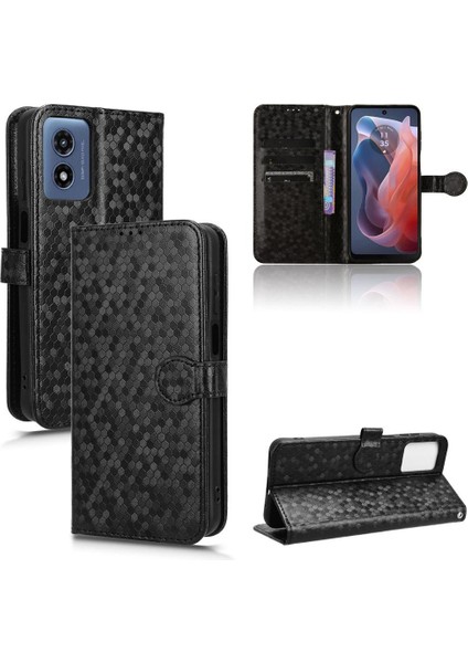 Motorola Moto G Oynamak Için Kılıf 4g 2024 Manyetik Toka Geometrik Desen (Yurt Dışından) modelleri