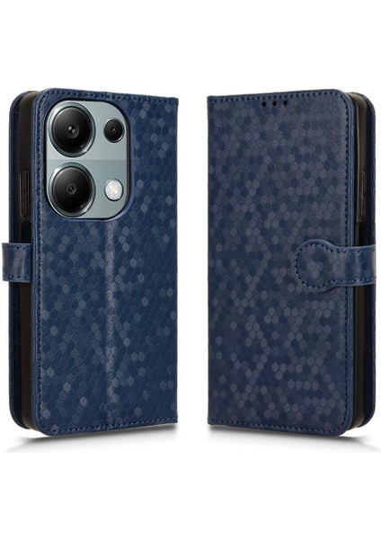 Xiaomi Poco M6 Pro 4g Için Geometrik Desen Deri Cüzdan Kapak (Yurt Dışından)
