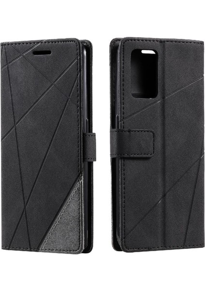Oppo A74 4G/A95 4g Pu Deri Darbeye Kart Tutucu Kickstand Için Kılıf (Yurt Dışından)