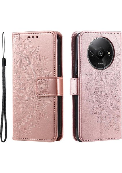 Xiaomi Redmi A3 Mikrofiber Astar Içinde Yüksek Kaliteli Klipsiz Pu (Yurt Dışından)