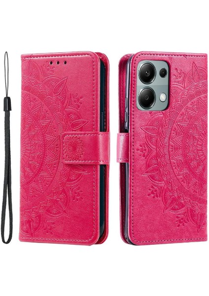 Xiaomi Redmi NOTE13 4g Mikrofiber Astar Içinde Kırmızı Dikey (Yurt Dışından)