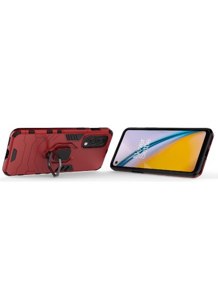Oneplus Nord 2 5g Için Kılıf 360 &deg; Dönen Halka Askeri Damla Koruma (Yurt Dışından) fiyatları