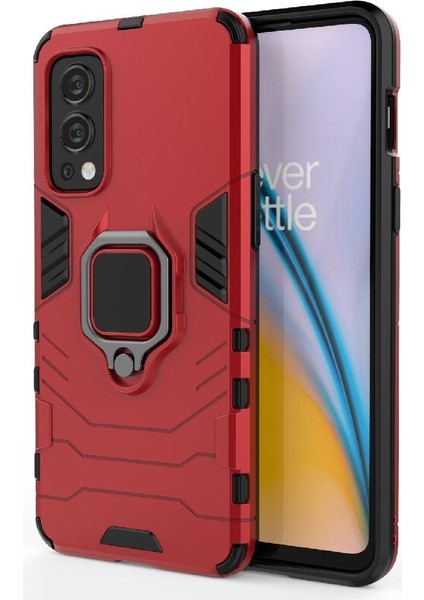 Oneplus Nord 2 5g Için Kılıf 360 &deg; Dönen Halka Askeri Damla Koruma (Yurt Dışından) indirimleri