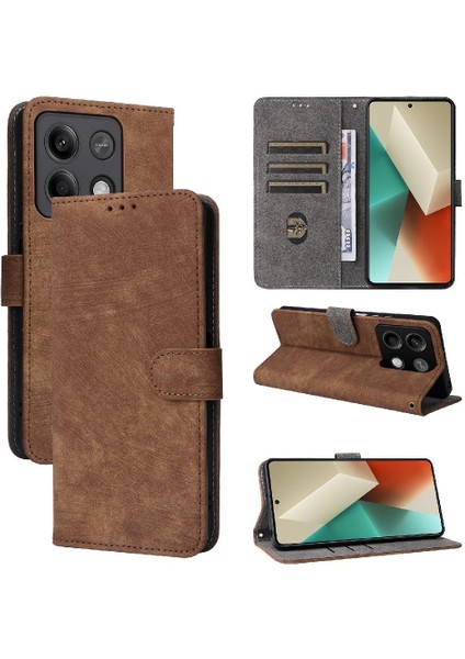 Xiaomi Poco X6 Manyetik Kapatma Kart Yuvaları Kapak Rfıd Engelleme Pu (Yurt Dışından)