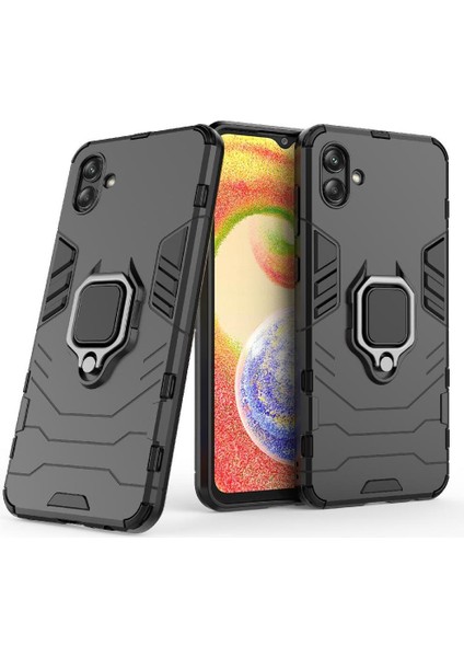 Samsung Galaxy A04 4g Kickstand Darbeye Kapak 360 &deg; Dönen (Yurt Dışından)