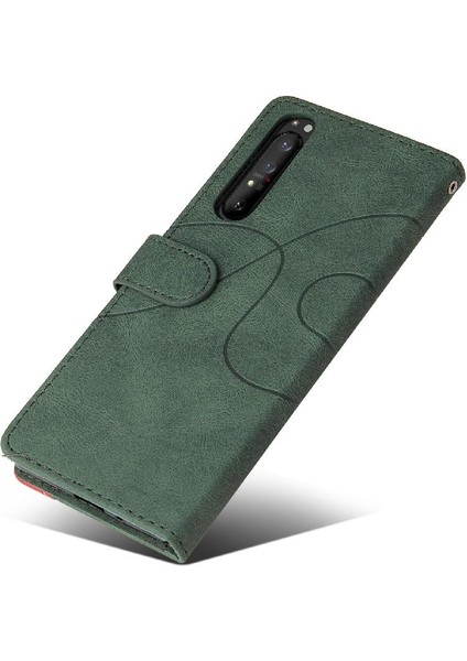 Sony Xperia1 Ii Pu Deri Flip Kart Yuvası Standı ile Folio Kılıf (Yurt Dışından)