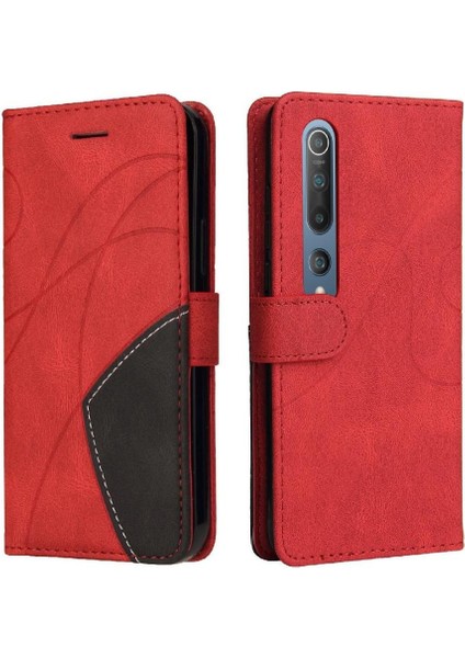 Xiaomi 10/10 Pro Kickstand Koruyucu Pu Deri Flip Folio Kılıf (Yurt Dışından)