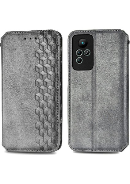 Infinix Not 11 Için Kılıf Cüzdan Fonksiyonu Deri Çanta Zarif Flip (Yurt Dışından)