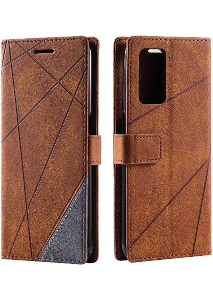 Oppo A54 4G/A16/CASE 5g Manyetik Pu Deri Cüzdan Flip Folio Kart Için Kılıf (Yurt Dışından)