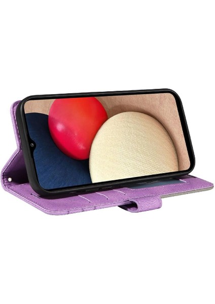 Samsung Galaxy A02S Pu Deri Flip Folio Kılıf Kickstand ile (Yurt Dışından)