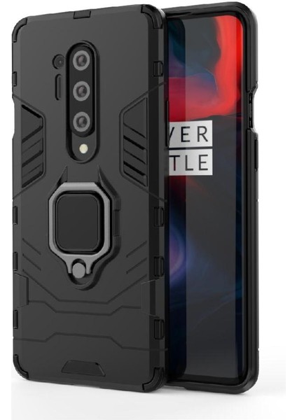 Oneplus 8 Için Kılıf Darbeye Kapak 360 &deg; Dönen Halka Askeri Damla (Yurt Dışından)