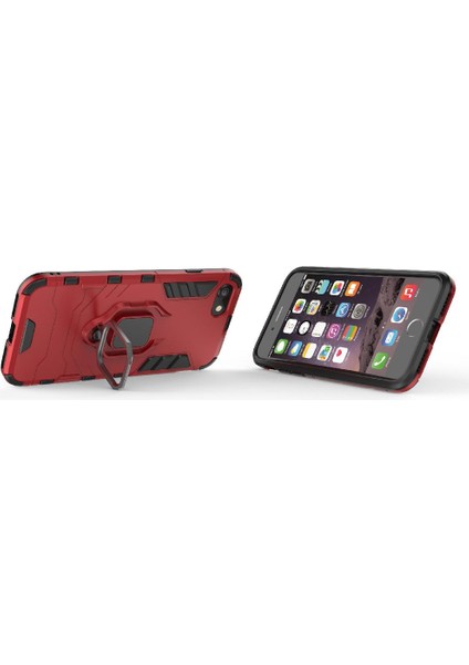 IPhone Se 2022/2020 Askeri Damla Koruma Kickstand Halka Kapak (Yurt Dışından)
