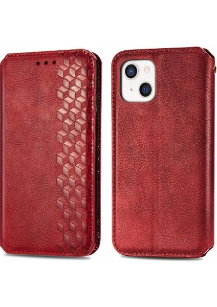 Apple IPhone 13 Için Kılıf Mini Deri Kılıf Cüzdan Fonksiyonu Zarif Flip (Yurt Dışından)