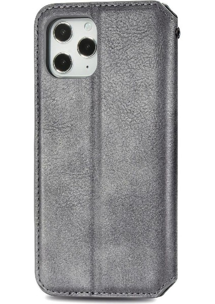 Apple IPhone 12 Için Kılıf Promax Deri Kılıf Cüzdan Fonksiyonu Moda Flip (Yurt Dışından)