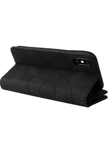 Kart Yuvası Standı Kickstand Koruyucu Iki Renkli IPhone X/xs Için Kılıf (Yurt Dışından)
