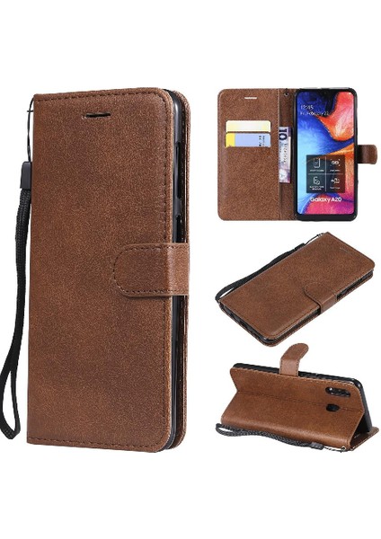Samsung Galaxy A30/A20 Iş Cüzdan Telefon Kılıfı Için Kart ile Flip Case (Yurt Dışından)