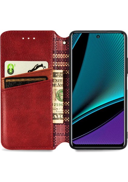 Infinix Not 11 Pro Zarif Iş Flip Kapak Kılıf Için Kılıf (Yurt Dışından)