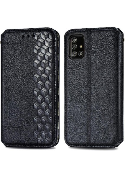 Samsung Galaxy A71 5g Zarif Iş Kapak Çevirin Cüzdan Kılıf (Yurt Dışından)