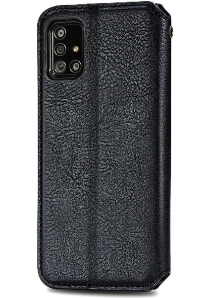Samsung Galaxy A71 5g Zarif Iş Kapak Çevirin Cüzdan Kılıf (Yurt Dışından)