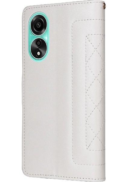 Oppo A78 4g Flip Kapak Için Flip Case Basit Iş Darbeye Deri (Yurt Dışından) indirimleri