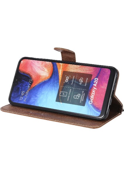 Samsung Galaxy A30/A20 Iş Cüzdan Telefon Kılıfı Için Kart ile Flip Case (Yurt Dışından)