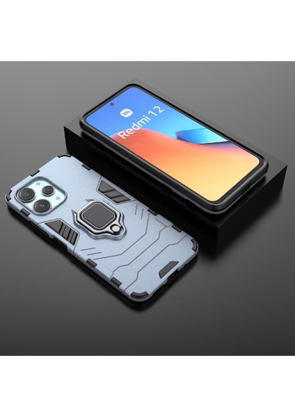 Xiaomi Redmi Için 12 4g Askeri Damla Koruma Darbeye Kapak Halkası (Yurt Dışından)