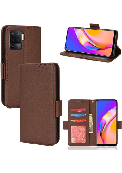 Oppo A94 4g Kart Yuvaları Için Kılıf Tutucu Yan Toka Cüzdan Pu Deri (Yurt Dışından) fiyatları