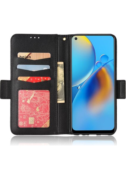 Oppo Için Kılıf A74 4G/A95 4g Manyetik Cüzdan Kart Yuvaları Tutucu Pu Deri (Yurt Dışından) fırsatları