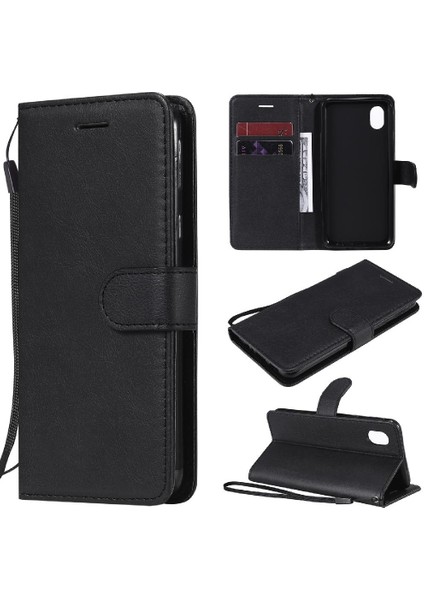 Kart Yuvası Iş Cüzdan Telefon ile Samsung Galaxy A01 Çekirdek Için Flip Case (Yurt Dışından)