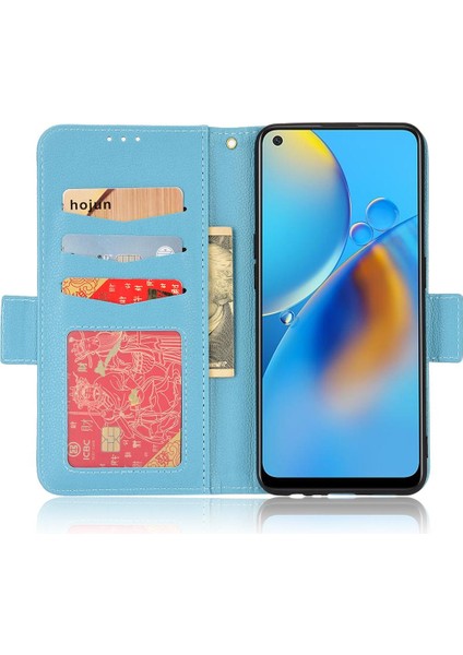 Oppo Için Kılıf A74 4G/A95 4g Manyetik Cüzdan Kart Yuvaları Tutucu Pu Deri (Yurt Dışından) fırsatları