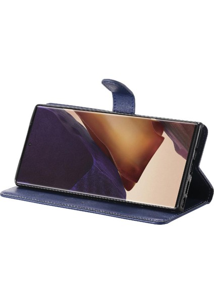 Samsung Galaxy Not 20 Için Flip Case Ultra Klasik Düz Renk ile Yüksek (Yurt Dışından)