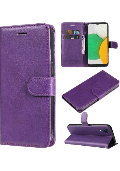 Kart Yuvası Iş Cüzdan Telefon ile Samsung Galaxy A03 Çekirdek Için Flip Case (Yurt Dışından)