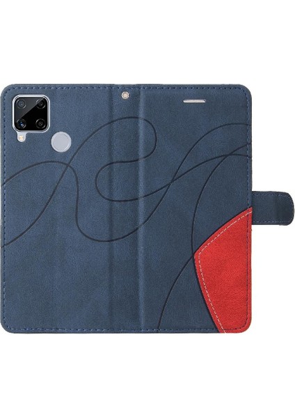 Kart Yuvası Standı Iki Renkli Realme C15 Kickstand Koruyucu Kılıf (Yurt Dışından) modelleri