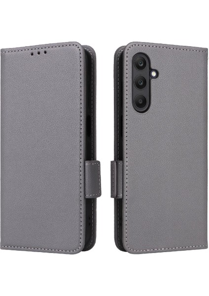 Samsung Galaxy A25 5g Manyetik Cüzdan Kart Yuvaları Tutucu Pu Yan (Yurt Dışından)