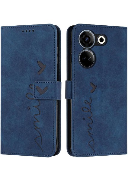Tecno Camon 20/camon 20 Pro 4g Tam Koruma Pu Deri Flip Case (Yurt Dışından)