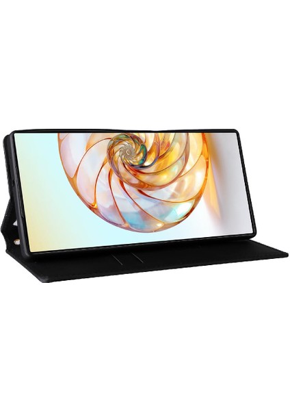 Nubia Z60 Ultra 5g Için Kılıf Cüzdan Kart Yuvaları Tutucu Manyetik Kapatma Pu (Yurt Dışından)