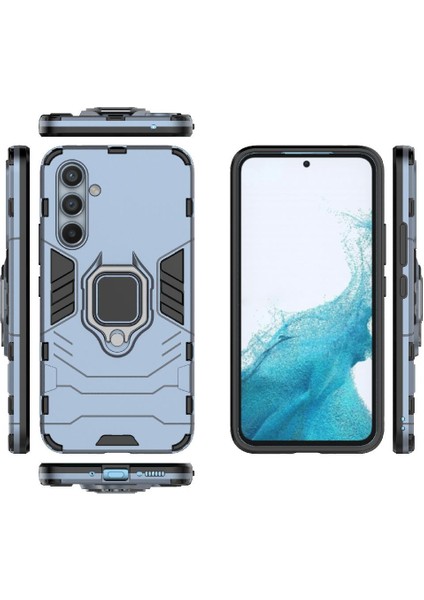 Samsung Galaxy A54 5g Için Kılıf 360 &deg; Dönen Halka Darbeye Kapak Askeri (Yurt Dışından) modelleri