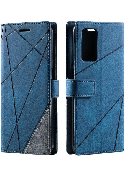Oppo A54 4G/A16/CASE 5g Manyetik Pu Deri Cüzdan Flip Folio Kart Için Kılıf (Yurt Dışından)