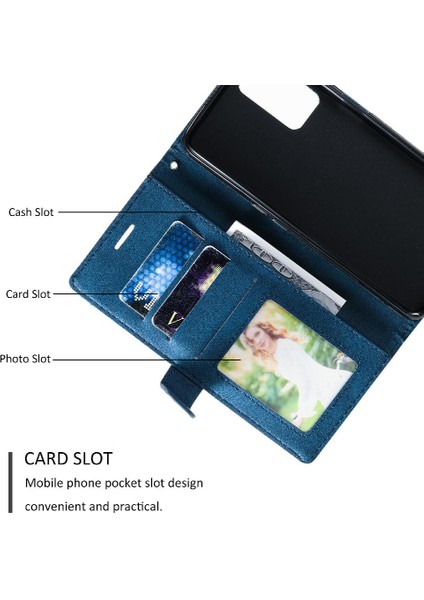 Oppo A54 4G/A16/CASE 5g Manyetik Pu Deri Cüzdan Flip Folio Kart Için Kılıf (Yurt Dışından) modelleri