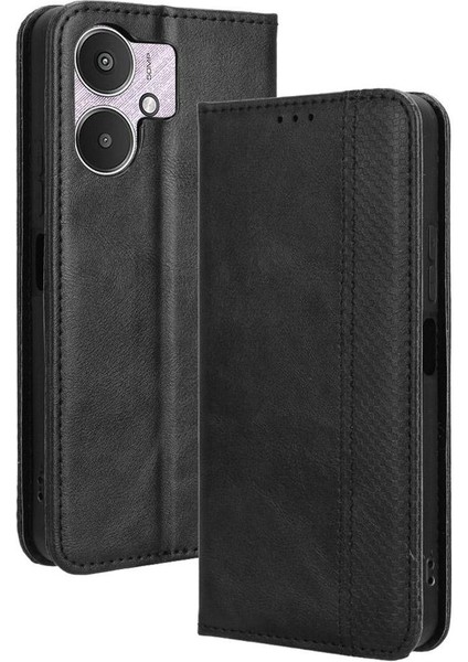 Xiaomi 13C 5g/4g Manyetik Kapatma Pu Deri Cüzdan (Yurt Dışından)