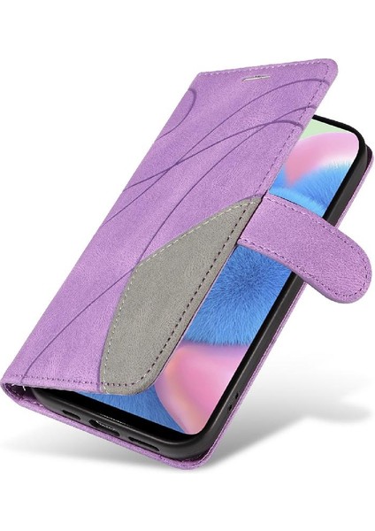 Samsung Galaxy A50/A50S/A30S Kickstand Koruyucu Pu Deri Flip Case (Yurt Dışından) fırsatları