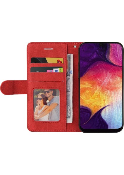 Samsung Galaxy A50/A50S/A30S Kickstand Koruyucu Pu Deri Flip Case (Yurt Dışından) fiyatları